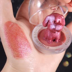 image-Glitter Highlighter Holographic Makeup Cute Animals Palette Shimmer and Shine Bronzer Highlight Eyeshadow Cosmetics Illuminatorl
