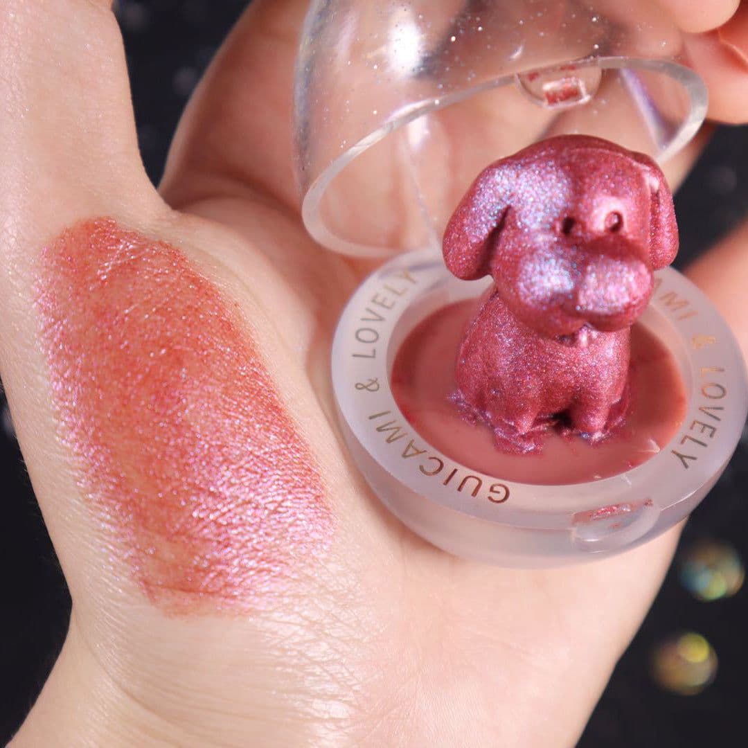image-Glitter Highlighter Holographic Makeup Cute Animals Palette Shimmer and Shine Bronzer Highlight Eyeshadow Cosmetics Illuminatorl