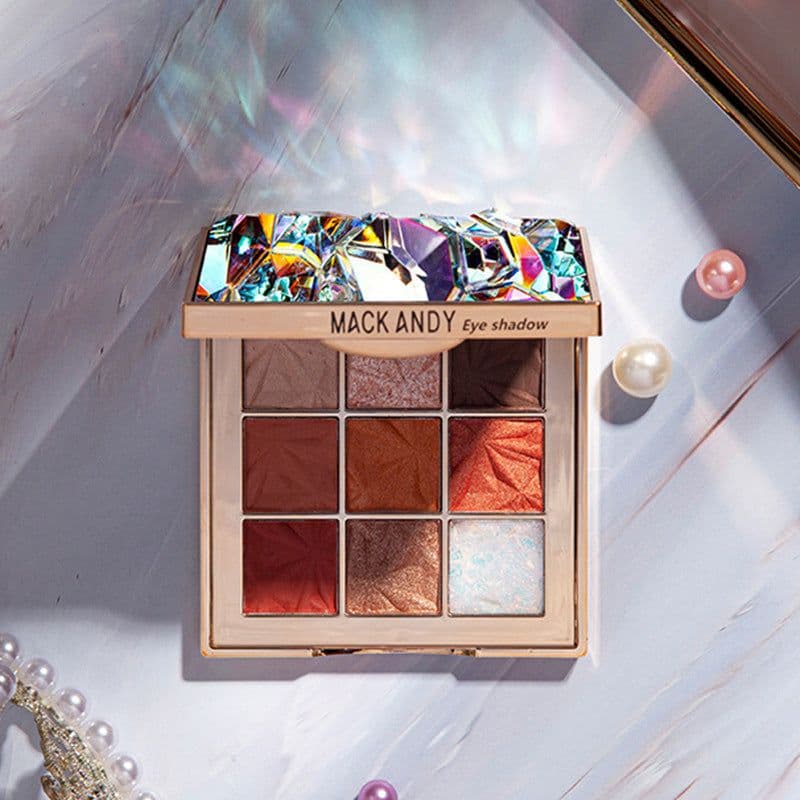 image-Pearl glitter waterproof nine-color eyeshadow palette