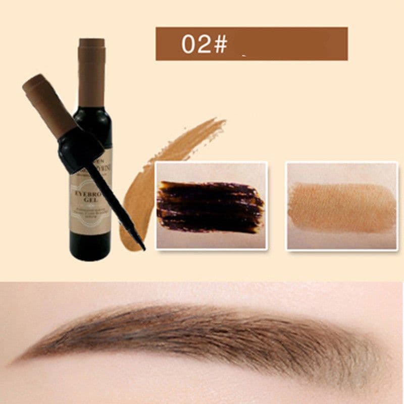 image-Red Wine Bottle Tearing Eyebrow Cream Lasting