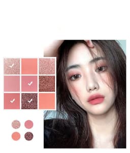 image-New Arrival Charming Eyeshadow Palette 9 Color Make up Palette Matte Shimmer Pigmented Eye Shadow Powder