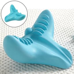 image-Shiatsu massage pillow C-rest neck and neck cervical spine relaxation muscle memory foam pillow