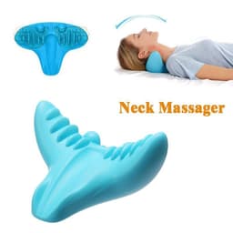 image-Shiatsu massage pillow C-rest neck and neck cervical spine relaxation muscle memory foam pillow