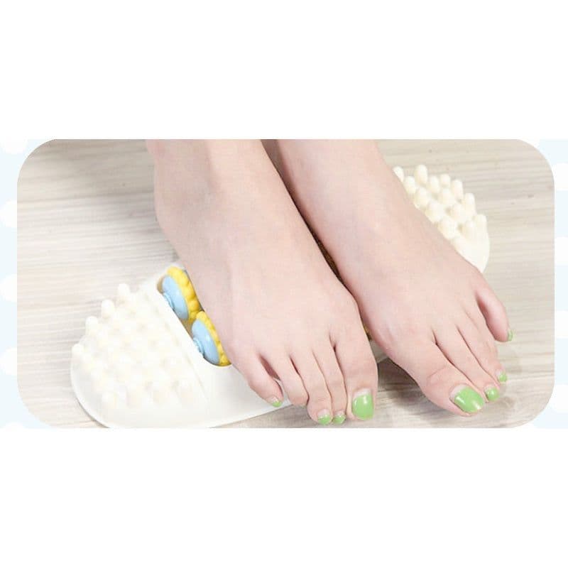 image-Foot Acupressure Massager Roller for Relieve Plantar Fasciitis Heel & Foot Arch Pain Relief help with Circulation Tension