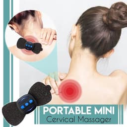 image-Portable Charging Massager Mini Massage Neck Stickers Cervical Vertebra Physiotherapy Instrument