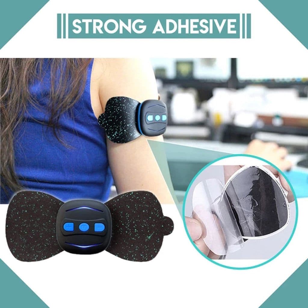 image-Portable Charging Massager Mini Massage Neck Stickers Cervical Vertebra Physiotherapy Instrument
