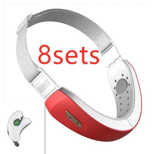 image-Chin V-Line Up Lift Belt Machine LED Photon Therapy Facial Lifting Device