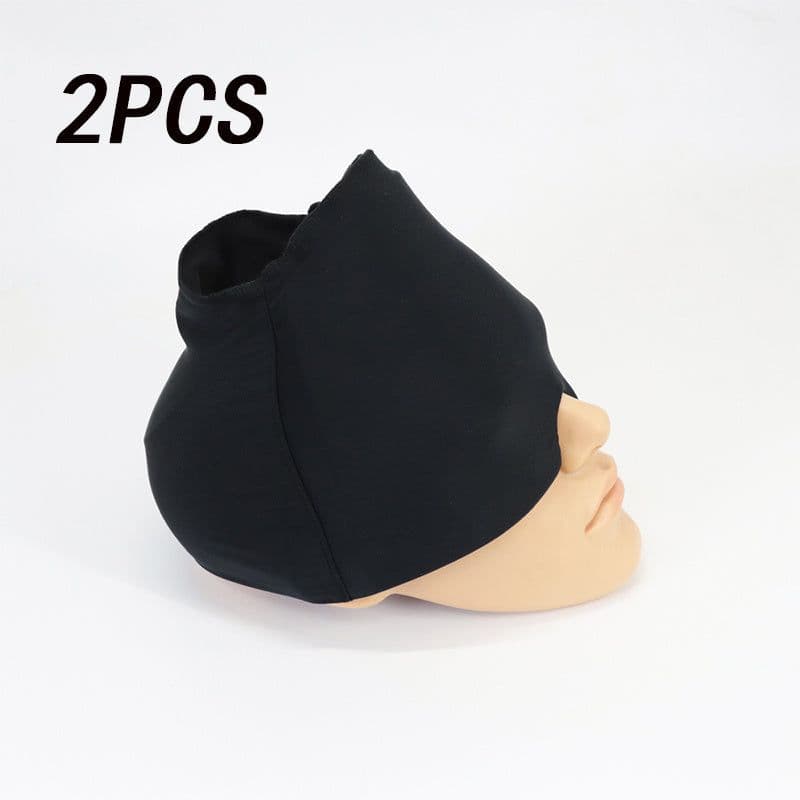 image-Migraine Relief Hat Cold Therapy Migraine Relief Products Comfortable Head Wrap Ice Pack Eye Mask For Puffy Eyes