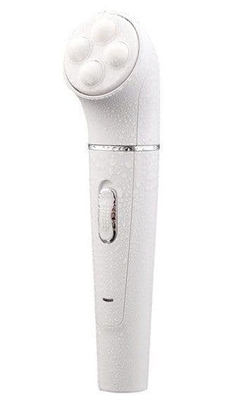 image-5 in 1 Multi-Functional Portable Face and body Skin Care Electric Massager Scrubber with Facial Latex Brush