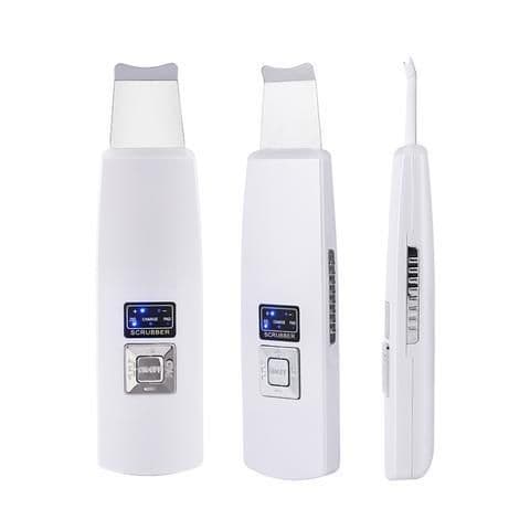 image-Ultrasonic Skin Scrubber Face Cleanser Blackhead Acne Removal Facial Spa Vibration Massager Ultrasound Peeling Clean Machine 394