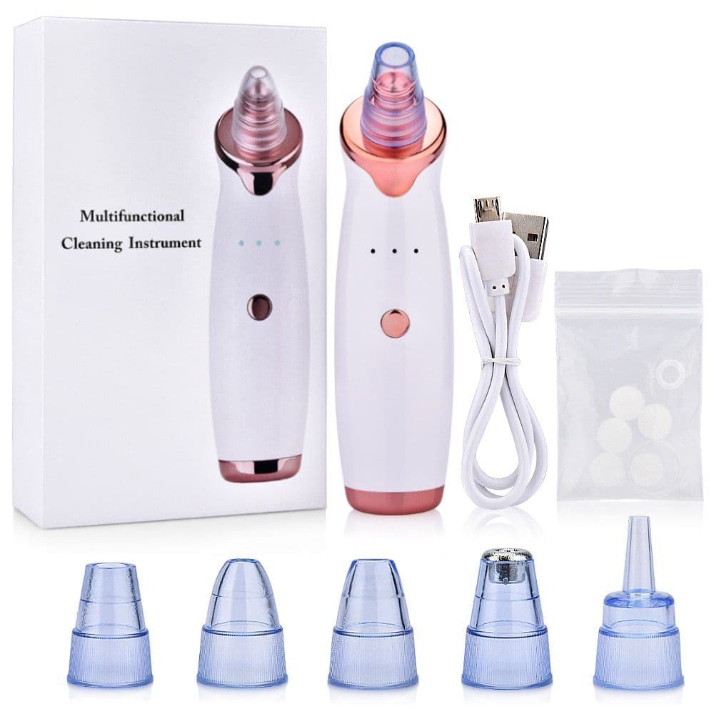 image-Blackhead Instrument Electric Suction Facial Washing Instrument Beauty Acne Cleaning Blackhead Suction Instrument