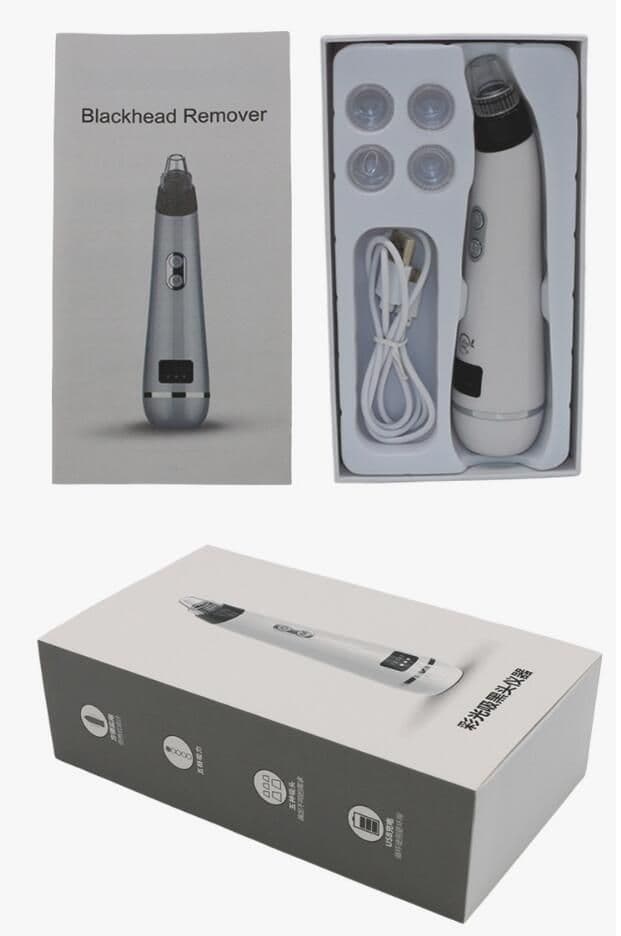 image-Blackhead Instrument Electric Suction Facial Washing Instrument Beauty Acne Cleaning Blackhead Suction Instrument