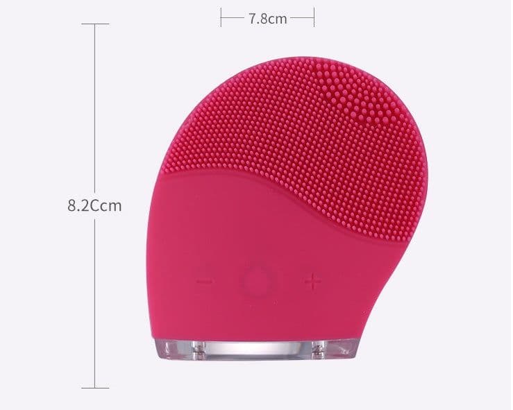 image-Silica Gel Cleaner Electric Face Washing Pore Cleaner Waterproof Charging
