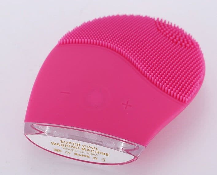 image-Silica Gel Cleaner Electric Face Washing Pore Cleaner Waterproof Charging