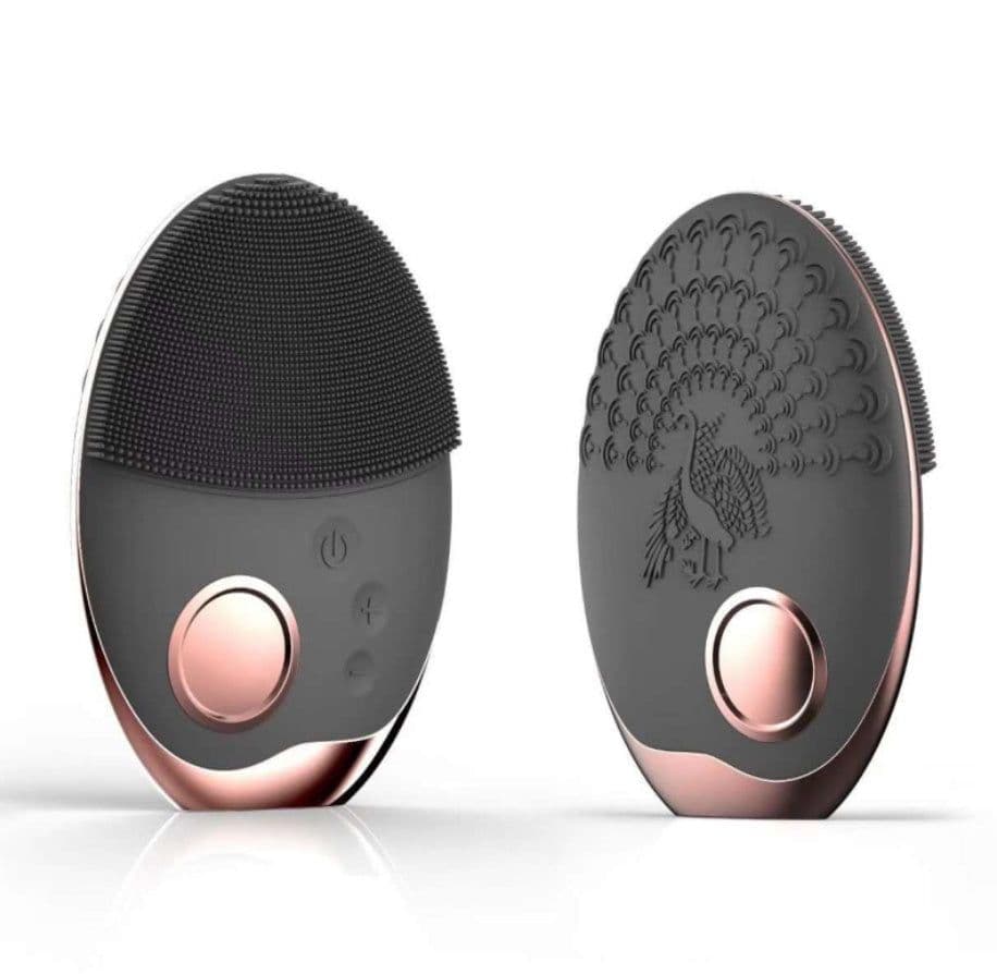 image-Wireless charging skin cleansing beauty instrument electric cleaning brush ultrasonic vibration wash brush