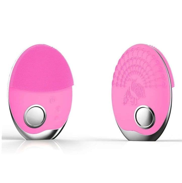 image-Wireless charging skin cleansing beauty instrument electric cleaning brush ultrasonic vibration wash brush