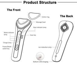 image-Electric Ultrasonic Facial Beauty Device