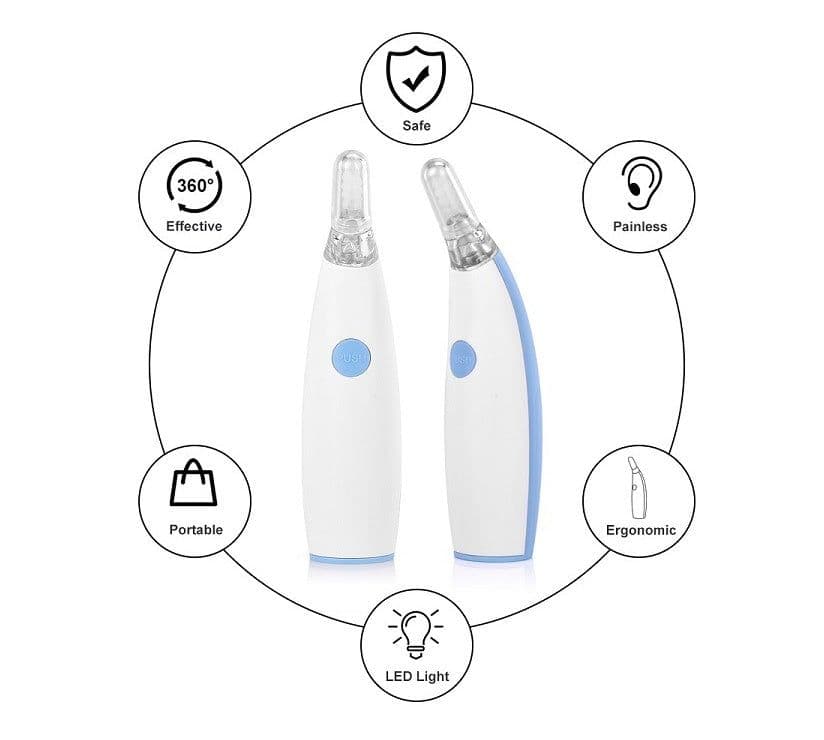 image-Rotating Earwax Vacuum Cleaner