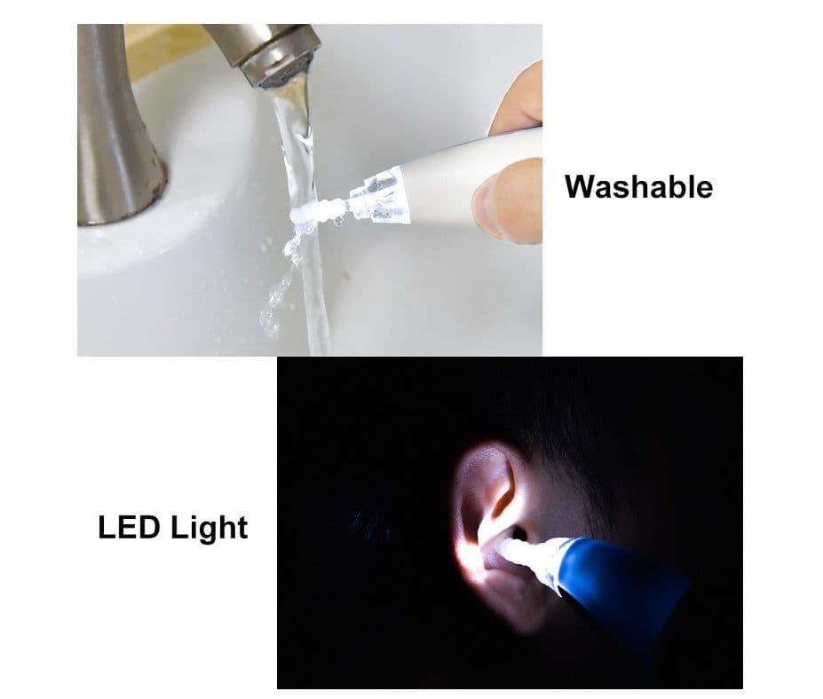 image-Rotating Earwax Vacuum Cleaner