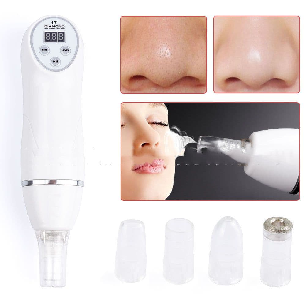 image-Electric pore suction and acne removing device beauty cleaner