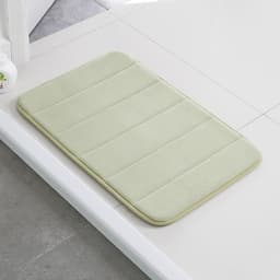 image-Home Bath Mat Coral Fleece Bathroom Carpet Water Absorption Non-slip Memory Foam Absorbent Washable Rug Toilet Floor Mat