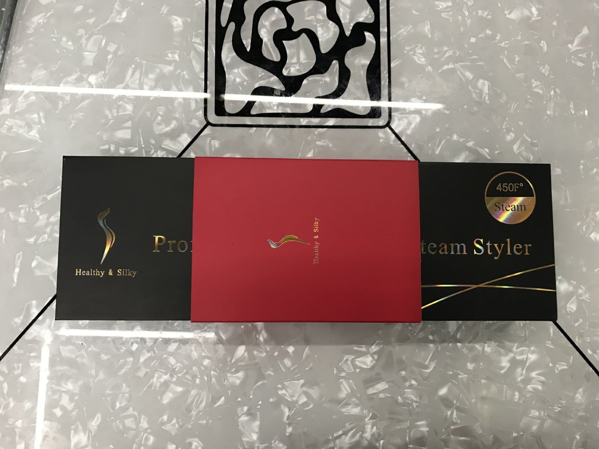 image-Steam Hair Straightener Spray Clamp