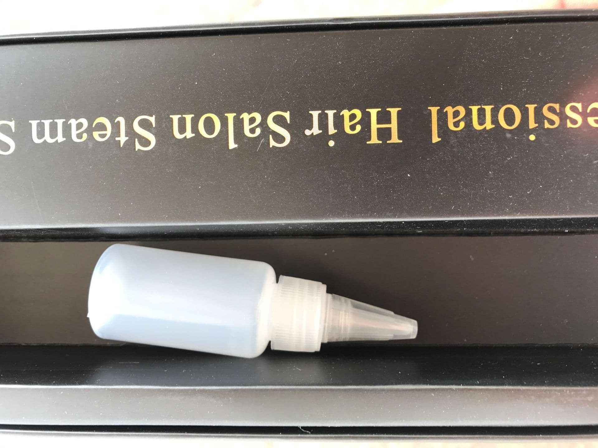 image-Steam Hair Straightener Spray Clamp