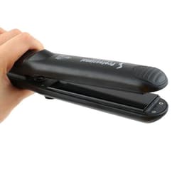 image-Steam Function Flat Iron Tourmaline Ceramic Vapor Professional Hair Straightener with Argan Oil Infusion Straightening Irons
