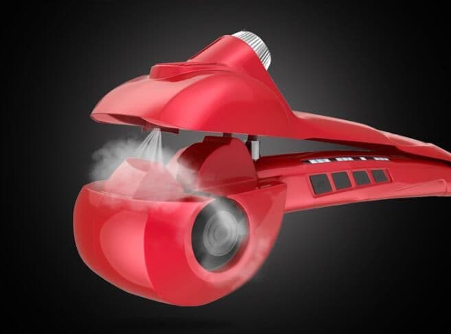 image-Professional ceramic hair steam machine hair curler roller curling iron, hair waver in digital magic styling tools styler