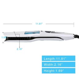 image-Authentic steam spray straightening comb hair straightener pull straight splint not to hurt the hair dry and wet one generation