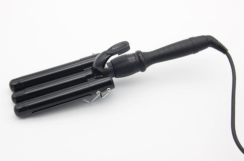 image-Horse Horse HE-19 Egg Roll Bar Noodle Head Three Tubes Curlers Water Ripple Small Curly Hair Sticks Large Volume Perm Pliers