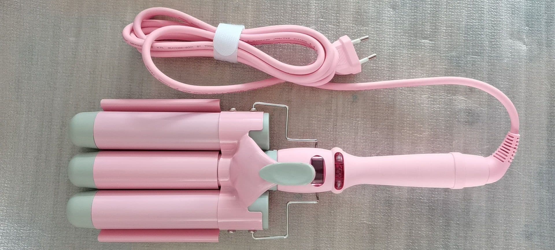 image-Horse Horse HE-19 Egg Roll Bar Noodle Head Three Tubes Curlers Water Ripple Small Curly Hair Sticks Large Volume Perm Pliers