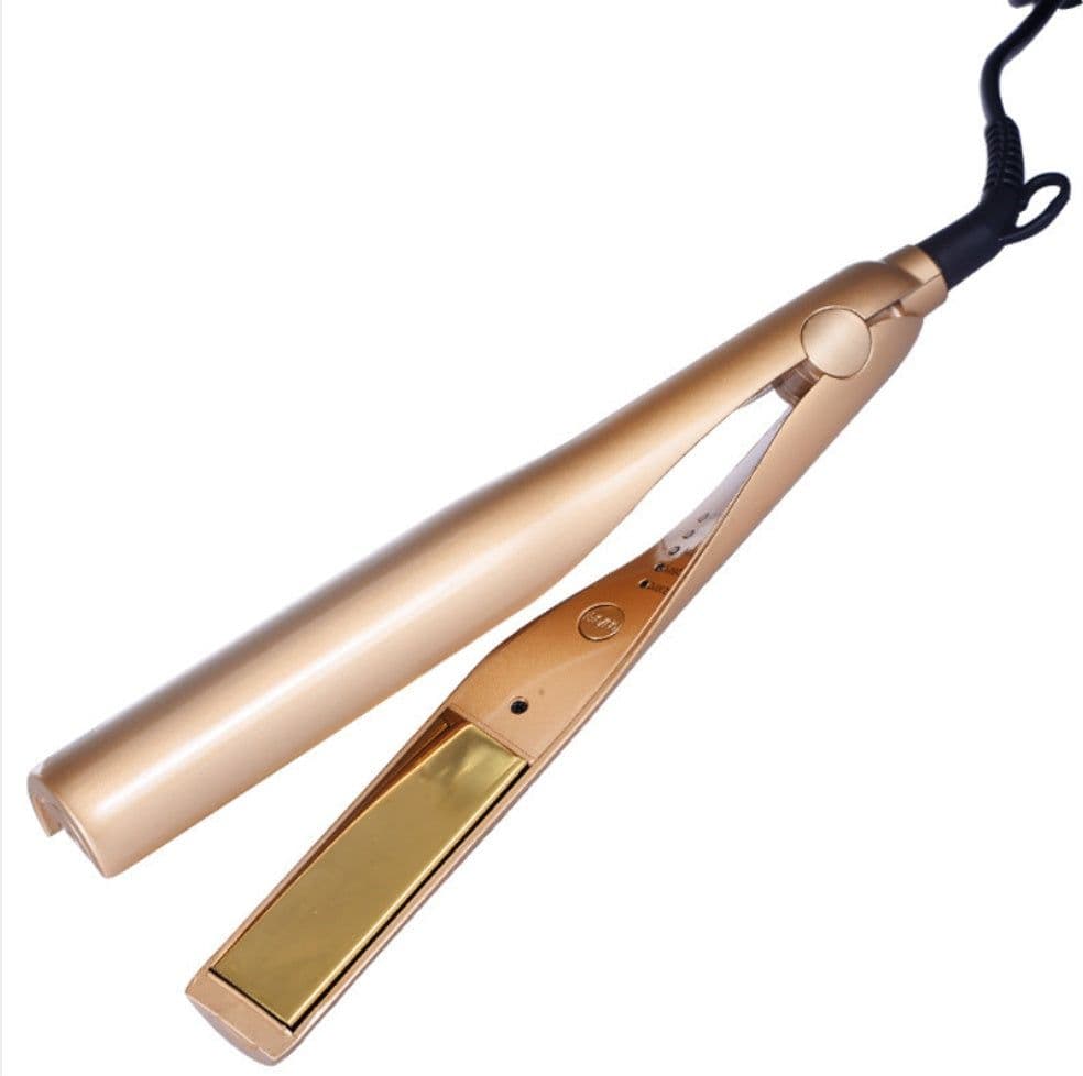 image-Curly hair care straight long hair dry