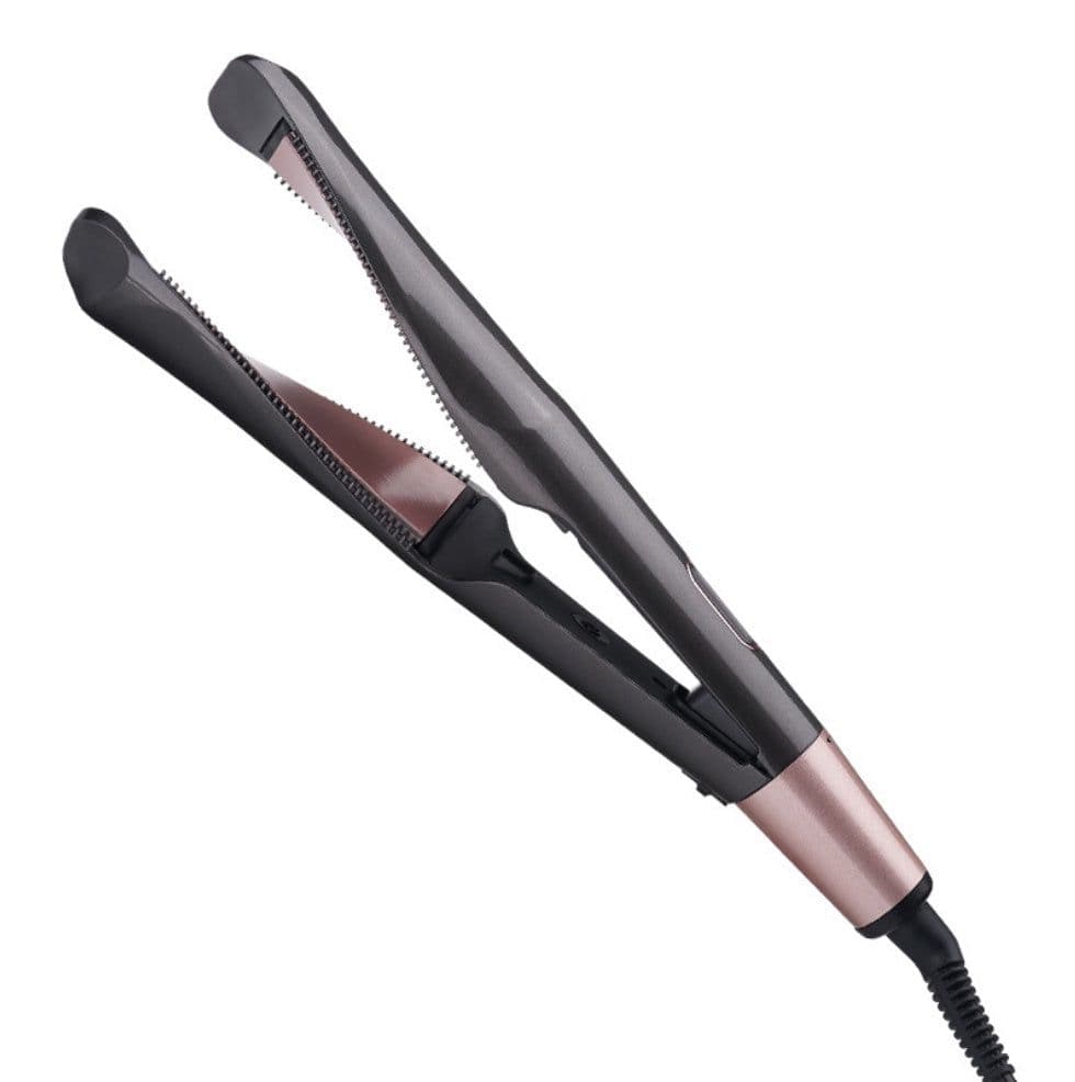 image-Curly hair care straight long hair dry