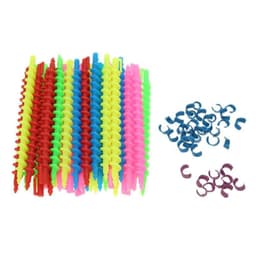 image-Plastic Long Styling Barber Salon Tool Hairdressing Spiral Hair Perm Rod Hairdressing Curler Rollers Salon Tool