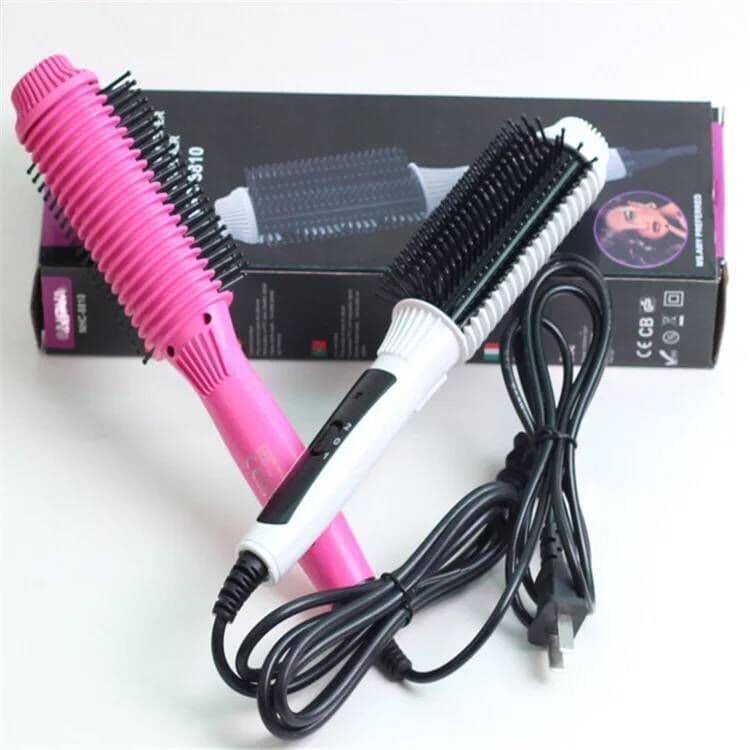 image-Double purpose comb Curly hair straight