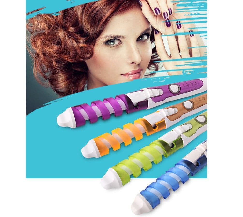 image-Spiral curling iron