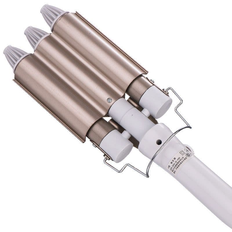 image-Water ripple three-tube curling iron