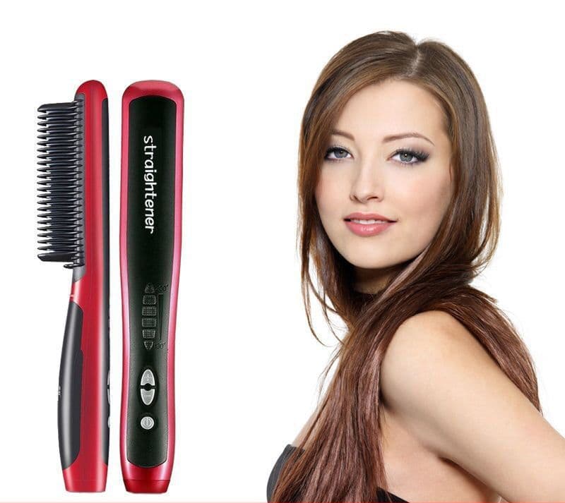 image-Hair straightener comb straightener