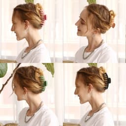 image-Candy-colored Ponytail Clip Shower Clip Hair Accessory