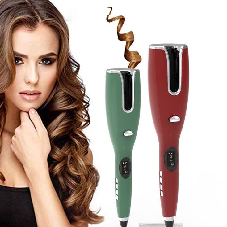 image-New Automatic Hair Curler Curling Iron Air Curler Infrared Heating Rotating Stick Hair Curler Portable Hair Styler