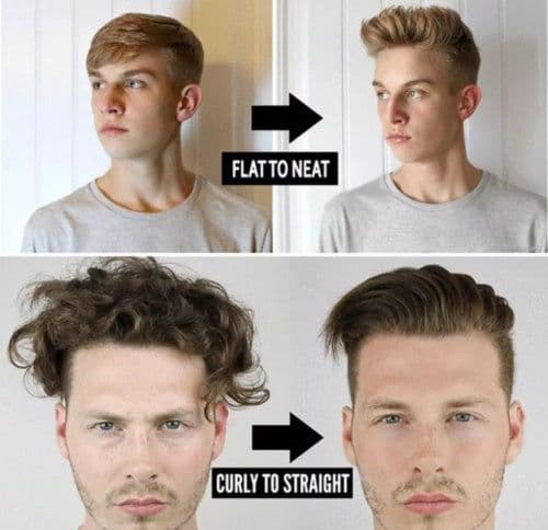 image-Hair Straightener Men Multifunctional Comb Curling Electric Brush Professional Hair Comb Brush Beard Straightener Hair Curler Fast Heating Styling Tools