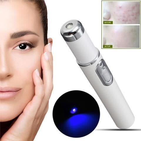 image-Blue Light Therapy Acne Laser Pen Soft Scar Wrinkle Removal Treatment Device Skin Care Beauty Equipment