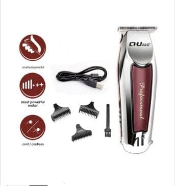 image-USB Hair Clipper Vintage Oil Head Carving Hair Clipper