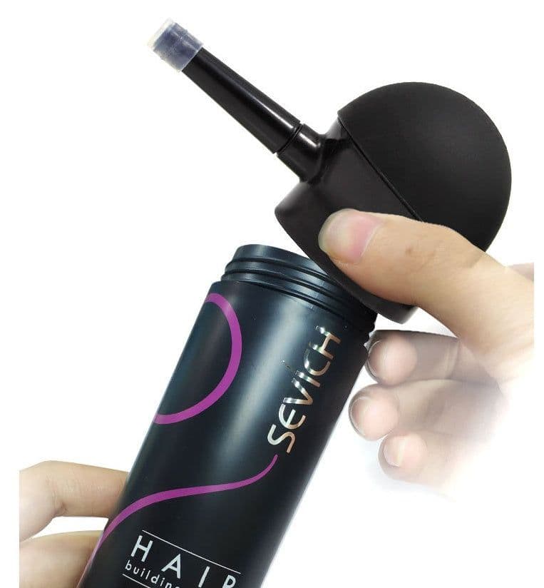 image-Keratin Hair Fiber Spray Applicator Hair Building Fiber Applicator Spray Nozzle Hair Sprays For Hair Loss Extensions