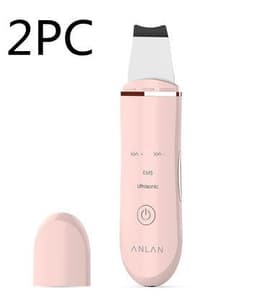 image-Ultrasonic Skin Scrubber Deep Face Cleaning Machine Peeling Shovel Facial Pore Cleaner Face Skin Scrubber Lift Machine