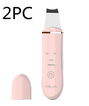 image-Ultrasonic Skin Scrubber Deep Face Cleaning Machine Peeling Shovel Facial Pore Cleaner Face Skin Scrubber Lift Machine