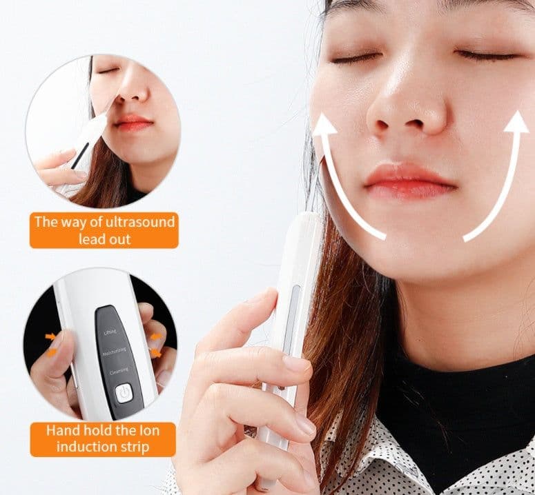 image-Ultrasonic ion skin cleanser