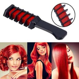 image-Temporary Mini Disposable Crayons Hair Color Dyeing Mascara Dye Chalk Box With Brush