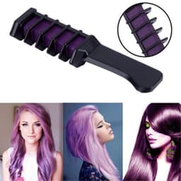 image-Temporary Mini Disposable Crayons Hair Color Dyeing Mascara Dye Chalk Box With Brush